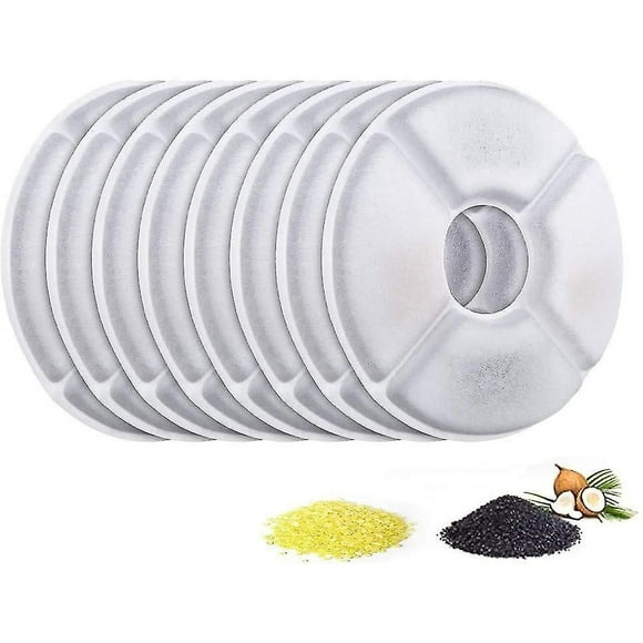8pcs Pet Cat Water Fountain Filter Fountains Replacement Filter