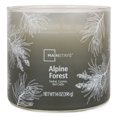 thumbnail image 2 of Mainstays 3-Wick Textured Wrapped Alpine Forest Scented Candle, 14 oz, 2 of 5