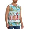 thumbnail image 2 of Disketp Christmas Birds Sleeveless Tshirts For Men, Muscle Shirts For Men Dry Fit Tank Top-X-Large, 2 of 8