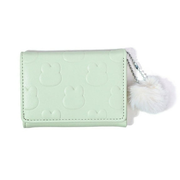 Huhudde Fashion Wallet Small Compact Wallet,Women Short Wallet,PU Trifold Wallets Credit Card Holder Simple Clutches Purse