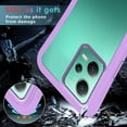 thumbnail image 5 of Compatible with Redmi Note 12 5G Case for Women Men, Shockproof Xiaomi Redmi Note 12 5G Protective Case Clear Phone Case Support Wireless Charging Cases (Purple), 5 of 7