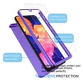 thumbnail image 5 of Samsung Galaxy A20 2019 Case, Sturdy Case for Galaxy A20 6.4", Full Body Coverage Protection Scratch Proof Hard Slim A20 Case With Tempered Glass Screen Protector Skin Case Cover -Rose Gold, 5 of 5