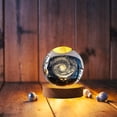 thumbnail image 4 of Lámpara nocturna Crystal Ball EUBUY, sistema solar 3D con base LED, 4 of 8