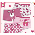 thumbnail image 3 of Uds Anime Sanrios Kuromi Hellokittys Cinnamoroll Kawaii algodón niños bragas niñas Boxer amigable con la piel ropa interior transpirable para bebé, 3 of 5