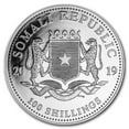 thumbnail image 2 of 2019 Somalia 1 oz Silver Elephant BU (Pig Privy), 2 of 2