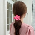 thumbnail image 4 of Pinza de garra de flor, pinza de pelo de flor grande para mujer, pinza de flor grande y linda para niña, cabello grueso, pinza de flor mate, antideslizante, cabello escaso firmemente fijado, 4 of 5