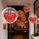 thumbnail image 1 of Globos Inflables de Pvc En Forma de Corazón con Globos Más Pequeños En El Interior para Decoraciones Del Día de San Valentín., 1 of 6