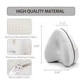 thumbnail image 2 of Memory Foam Knee Pillow for Side Sleepers Hip Back Pain Relief, 2 of 4