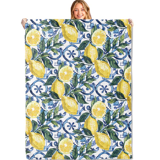 Manta decorativa MIEPOS 152 x 203 cm de franela suave y ligera