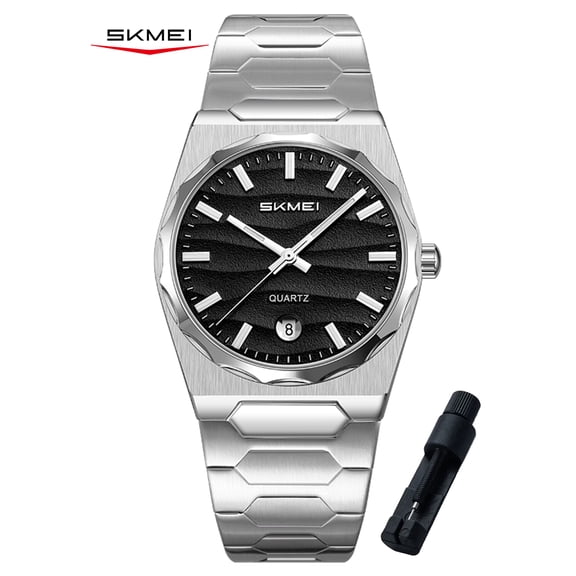 SKMEI Watch for Men Analog Quartz Luminous Business Watches Waterproof Stainless Steel Casual Date Men Wristwatch