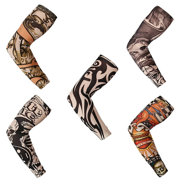 TongL 1Pc Outdoor Anti-sunlight Sport Tattoo Arm Sleeves Cycling