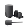 thumbnail image 4 of Juego de accesorios de baño 5 piezas Sunnimix Gris dispensador de jabón, 4 of 6
