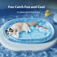 thumbnail image 4 of crativent Matelas Aquatique Interactif pour Chat avec Jouets Incrustés en Forme de Poisson, Peut Résister, type+2 m, 4 of 6