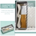 thumbnail image 6 of 3 Count Cutlery Storage Box Utensil Supplies Countertop Organizer Flatware Household Products Container, 6 of 6