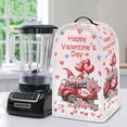 thumbnail image 5 of HELLHERO Heart-Shaped Roses Handle Kitchen Blender Dust Covers with Oil Proof Stylish Keep Clean Home Kitchen, 5 of 6
