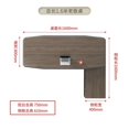 thumbnail image 1 of Wooden Modern Office Desks Shelf Conference Vanity Foldable Office Desks Desktop Mainstays Mesa Escritorio Desk Accessories My Lux Decor Round, 1 of 14