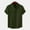 Army Green, variant on Bowling Shirts for Men Casual Short Sleeve Hawaiian Shirt Summer Loose Solid Color Button Up Shirt with Pockets
