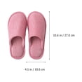 thumbnail image 2 of ADDHAT 1Par Zapatillas Con A Rayas Rojas Para Uso En Casa Con Suela Duradera Antideslizante, 2 of 6