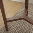 thumbnail image 4 of Table d'Appoint Ronde de 20 Pouces en Faux Marbre Blanc et Gland, 4 of 5