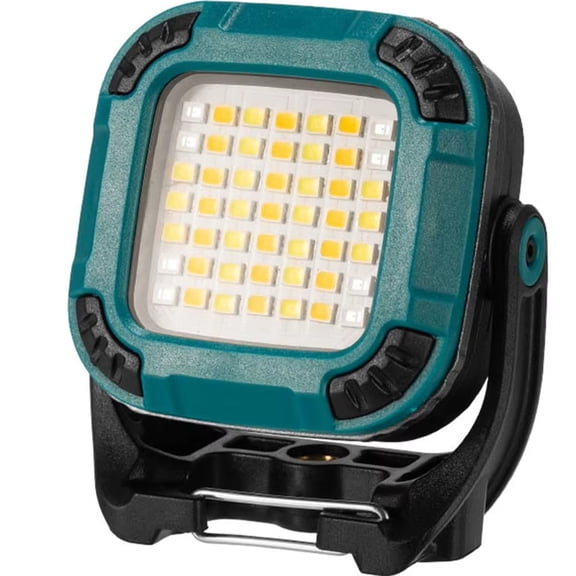 Mini Portable LED Work Light with Magnetic Base & Hook, Type-C Rechargeable Camping Lantern with Tripod Mount, 4 Modes Emergency Pocket Flashlight (Teal)
