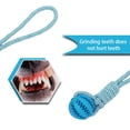 thumbnail image 3 of Pelota de cuerda para perros, pelota de entrenamiento de resistencia a las mordeduras, juguete para perros con cuerda, perro interesante para limpieza de dientes molares, alivio del aburrimi, 3 of 5
