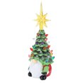 thumbnail image 4 of Decoración de Gnomo de Árbol de NaviDad, Lindo Colorido de Resina de NaviDad Iluminada Gnome Innovador para Oficina, 4 of 7