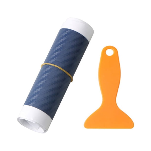 Scienceny Protector de borde de parachoques trasero Universal para coche, pegatina protectora para maletero, pegatina autoadhesiva con accesorios Ventana automotriz Azul