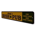 thumbnail image 4 of Irish Pub Shamrock Novelty Decor, Metal Wall Sign - 4x18 Inches, 4 of 4