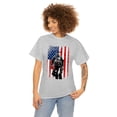thumbnail image 7 of Veteran Soldier flag Unisex Heavy Cotton Tee, 7 of 7