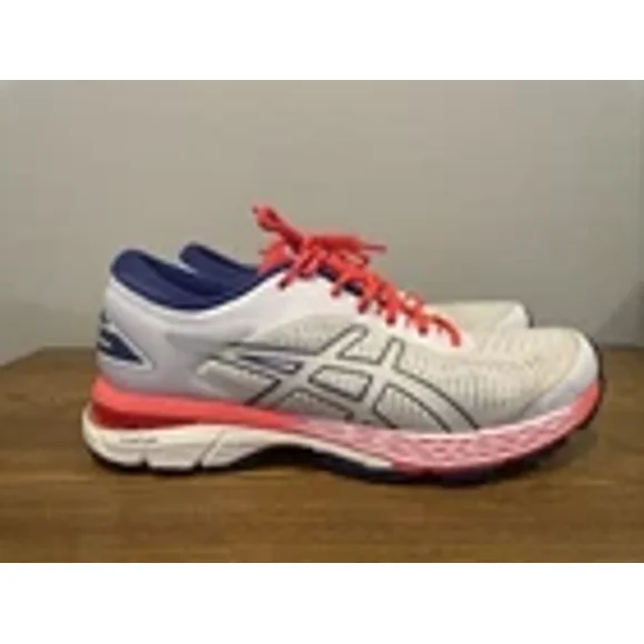 ASICS Gel Kayano 25 Women’s Sz 9.5 White Athletic Running Shoes 1012A026-100