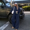 thumbnail image 6 of SUNBS Two Piece Sets for Women Matching Outfit Fall Hoodies Wide Leg Sweatpants Casual Lounge Sweatsuit Set, 6 of 9