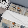 thumbnail image 4 of Designart "Colorful Mid Century Abstract gracefulness I" Mid-Century Bedding Covert Set - Abstract Midcentury Multi-Color Abstract Bed Set With 1 Sham, 4 of 6