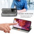 thumbnail image 5 of Galaxy S21 Ultra Wallet Case, Dteck Premium PU Leather Flip Folio Wallet Case with Card Slot Magnetic Closure Case for Samsung Galaxy S21 ultra 6.9 inch, Gray, 5 of 8