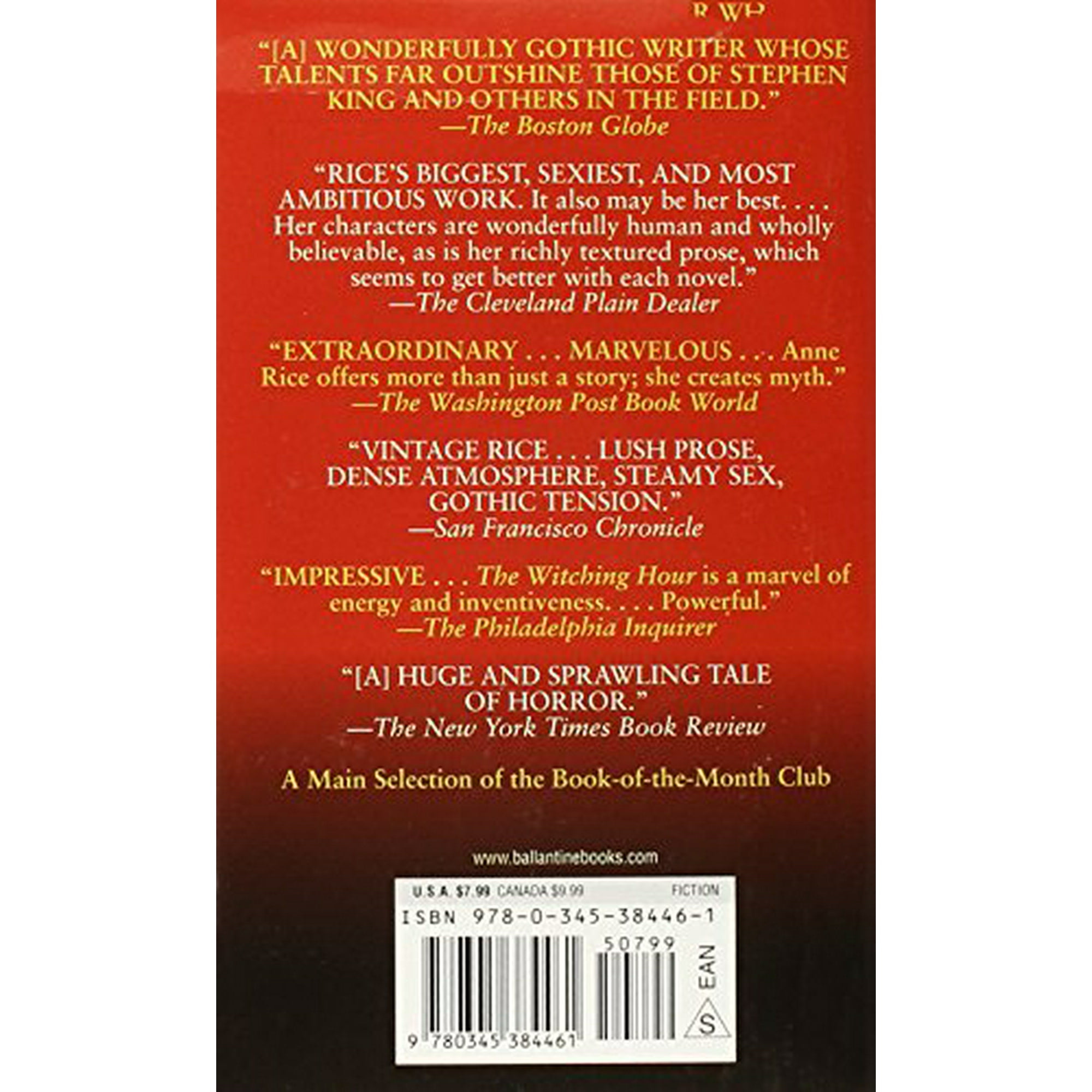 The Witching Hour Lives Of Mayfair Witches Walmart Canada The Witching Hour Lives Of Mayfair Witches Walmart Canada