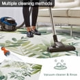 thumbnail image 5 of Green Leaves Outdoor Rug for Patio/Deck/Porch, Non-Slip Large Area Rug 6 x 9 Ft, Summer Botanical Farmhouse Watercolor Leaf Indoor Outdoor Rugs Washable Area Rugs, Camping Rug Carpet Runner, 5 of 8