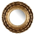 thumbnail image 6 of Tcbosik 16” Round Wall Mirror with Lavish Gold Metal Frame, Mid-Century Modern Accent Mirror, Wall Art, for Living Room, Kitchen, Office, Hallway, 6 of 8