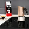 thumbnail image 2 of Bialetti Venus Induction, Stainless Steel Stovetop Espresso Coffee Maker, Suitable for all Types of Hobs, 6 Cups (7.9 Oz), Copper, 2 of 6