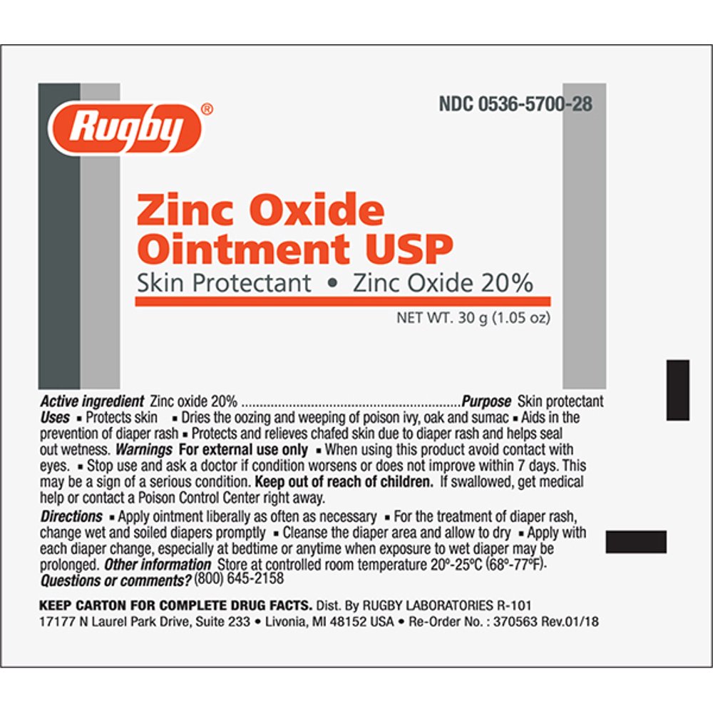 Rugby Zinc Oxide Ointment 30g