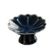 thumbnail image 2 of Cuenco de cerámica con base para postres, expositor, plato de postre, cesta de frutas decorativa Azul, 2 of 9