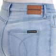thumbnail image 4 of Klein Calvin Jeans- Ladies' High Rise Exposed Button Jean (16, Glacier-Blue), 4 of 5