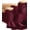 Burgundy Red, variant on Silk Satin Ribbon 1-1/2 inch x 15 Yard with Wooden Spool Champagne & Nude Handmade Frayed Ribbons for Gift Wrapping Baby Shower Wedding Bridal Bouquets Holiday Decor