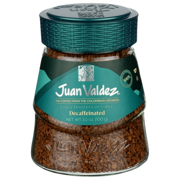 Pack of 6 Juan Valdez Instant Decaf Coffee 3.5 oz