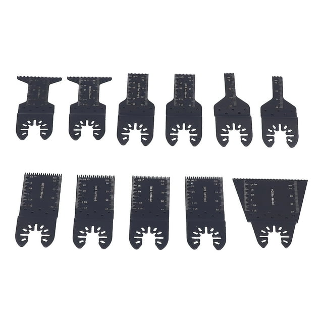 Domqga Oscillating Tool Blade,11PCS Oscillating Multitool Blade Quick Release Universal Saw Blade Woodworking Blade Oscillating Tool Blade,Multitool Blade