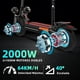 thumbnail image 2 of AJOOSOS X500 Patinete Eléctrico de Doble Motor, 48V 2000W, Velocidad Máxima de 64KM/H, Alcance de 64KM con Asiento Removible, 2 of 7