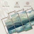 thumbnail image 6 of Elephant Stock Early Sunrise Wall Art - Horizontal Multi Panel Canvas - Living Room Wall Decor - Abstract Multi Panel - Blue And Yellow Decor By Silvia Vassileva - 36" x 22", 6 of 8