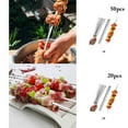 thumbnail image 3 of Brochettes de Barbecue en Acier Inoxydable Plates Antidérapantes Bâtons de Grillade Brochettes de Kebab, 3 of 10