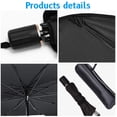 thumbnail image 3 of Windshield Sun Shade - Car Sun Shade with Foldable Umbrella Sun Shade for Car Windshield, Car Windshield Sun Shade Blocking Sun Glare and Heat Suitable for Truck and Most Vehicles, 3 of 7