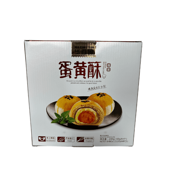 SpoT of Joy Premium Durian Egg Yolk Mooncake – Durian Pastry with Egg Yolk – Traditional Handmade Dessert