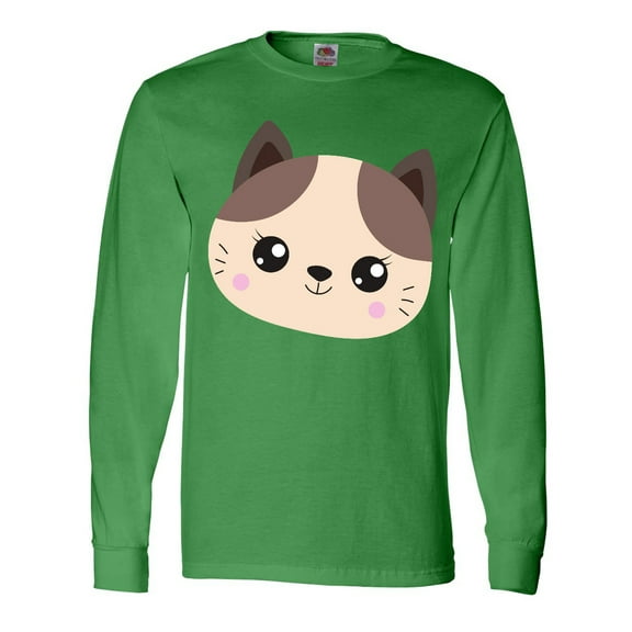 Inktastic Cute Cat, Little Cat, Kitten, Kitty, Cute Animal Long Sleeve T-Shirt