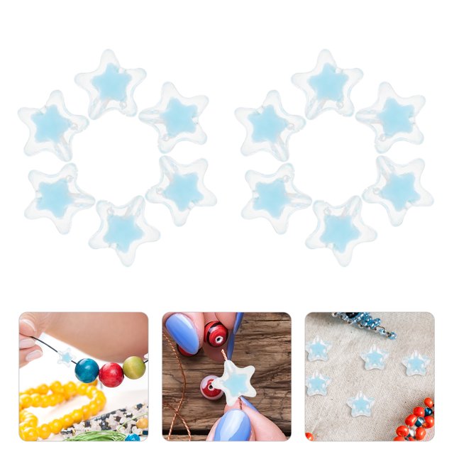 unbranded 100Ud Espaciadoras En Acrílicas Para Joyería Y Decoraciones Festivas